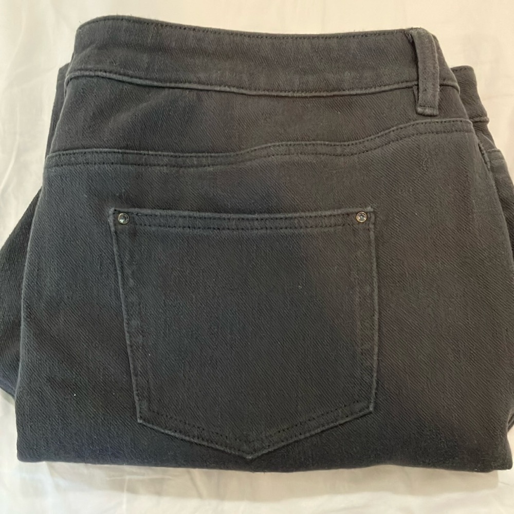 Belle by Kim Gravel gray Straight Leg Jeans